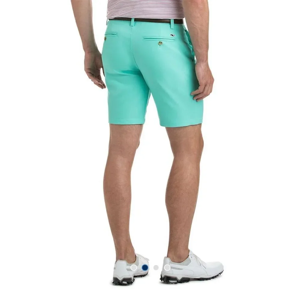 Vineyard Vines Men's Chino Performance Shorts Green Size 35 Casual